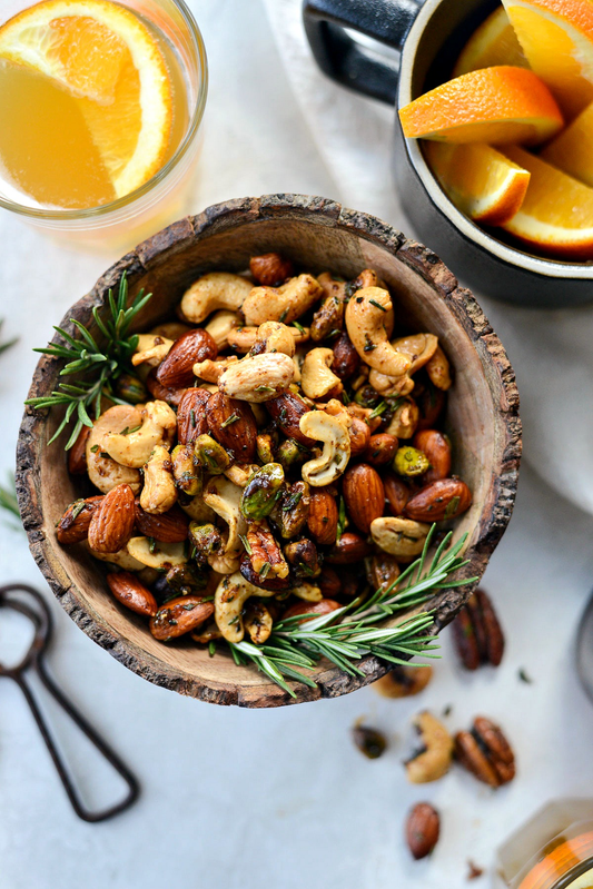 Sweet & Spicy Rosemary Bar Nuts