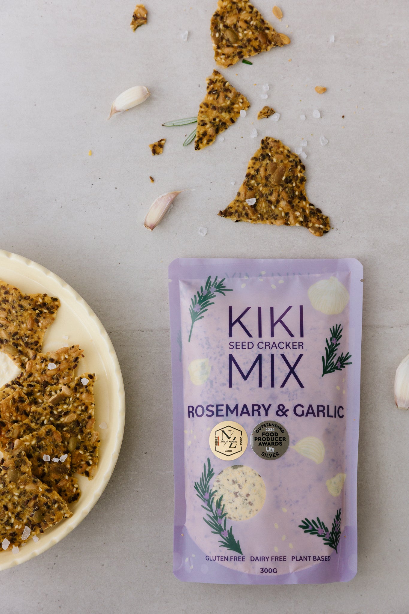 Rosemary & Garlic Seed Cracker Mix