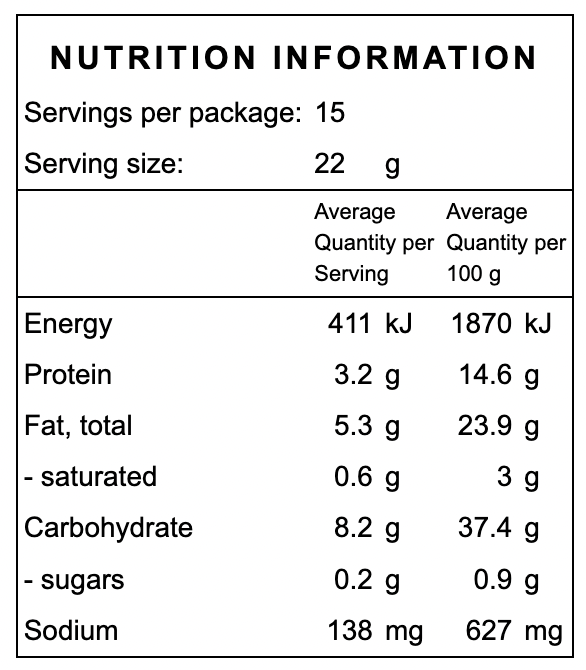 Sea Salt Seed Cracker Mix