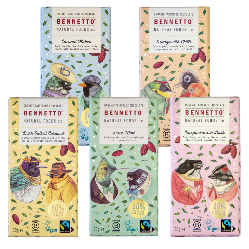 Bennetto's Dark Chocolate NZ | Vegan, Fairtrade & Organic – Kiki
