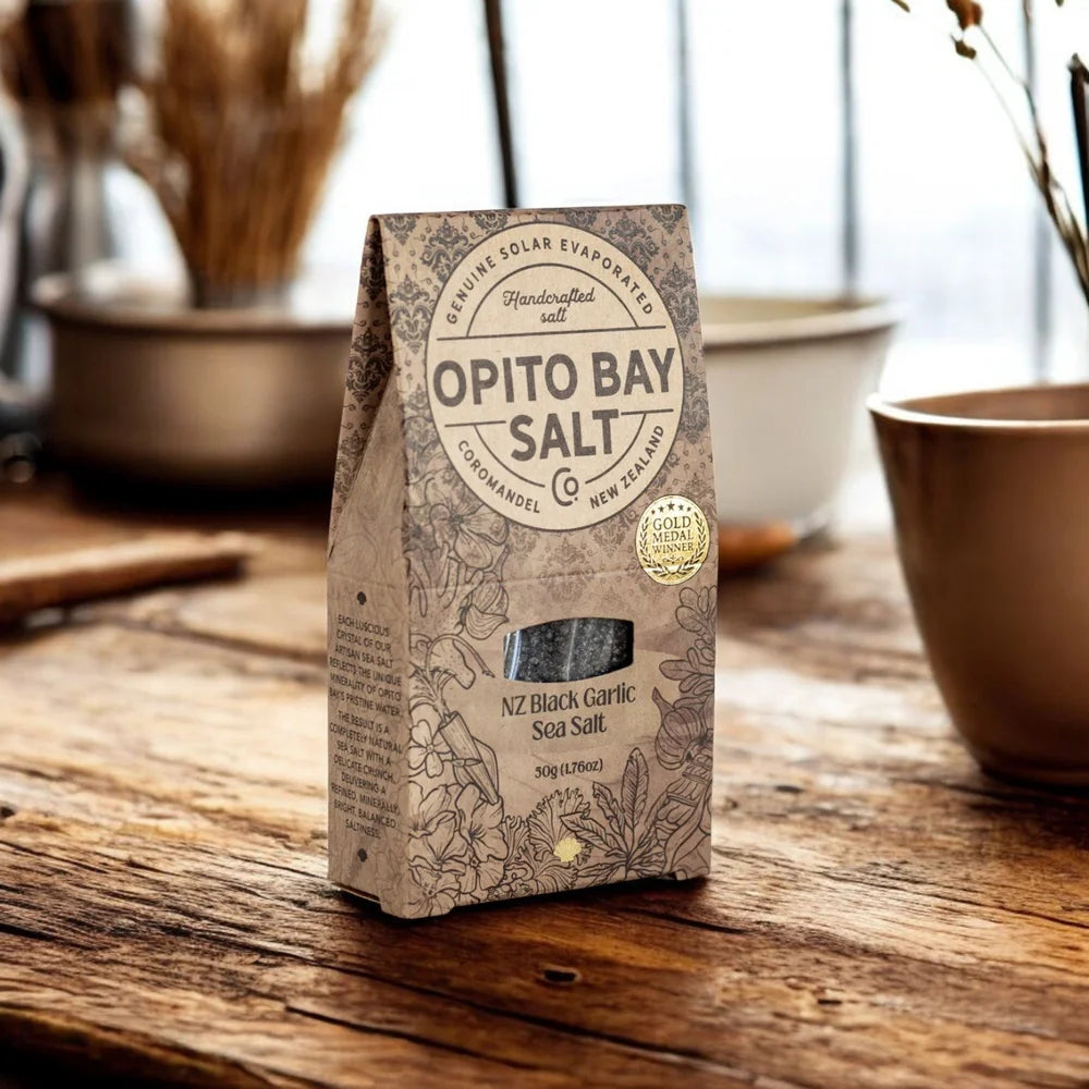 Ōpito Bay NZ Black Garlic Sea Salt
