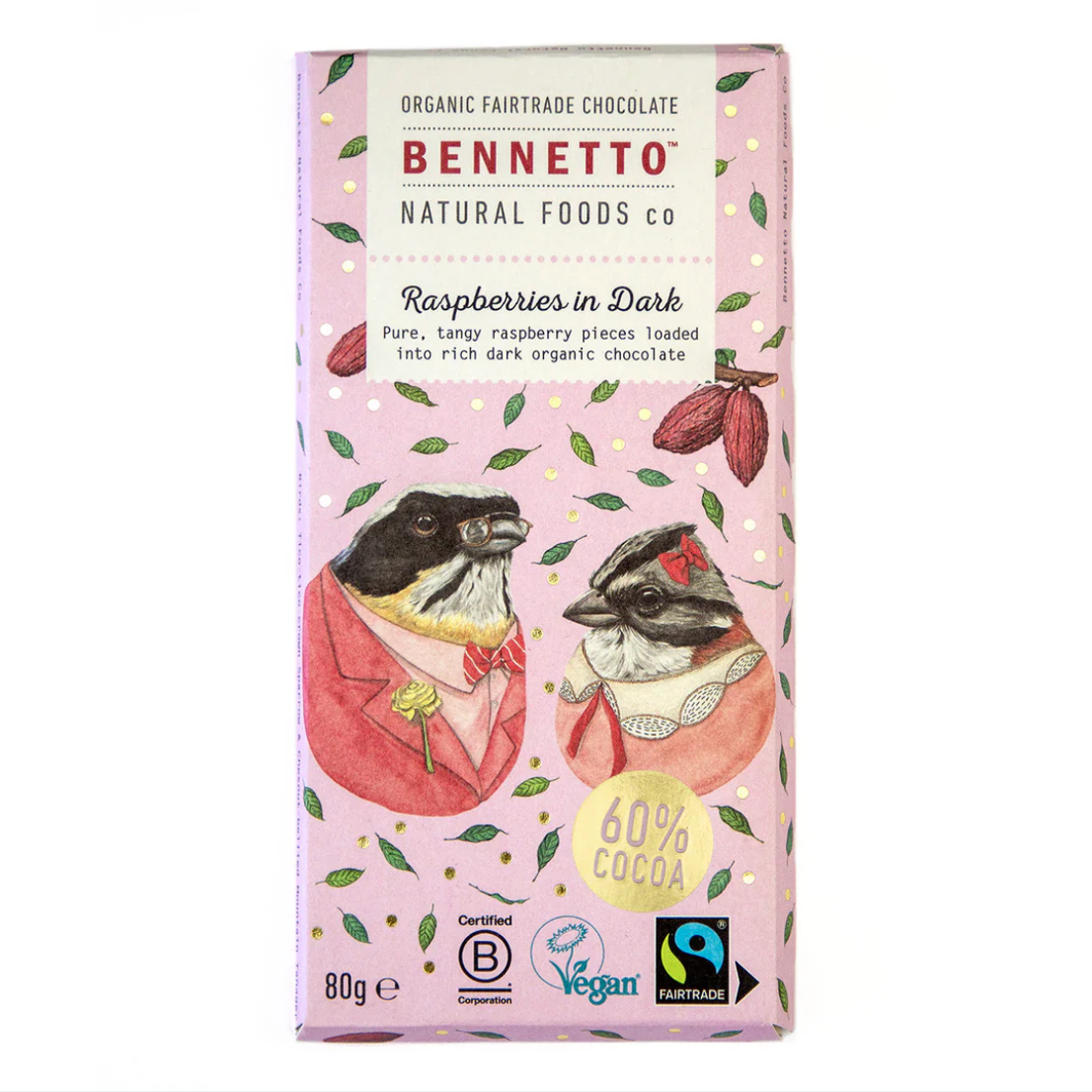 Raspberries in Dark Bennetto Chocolate