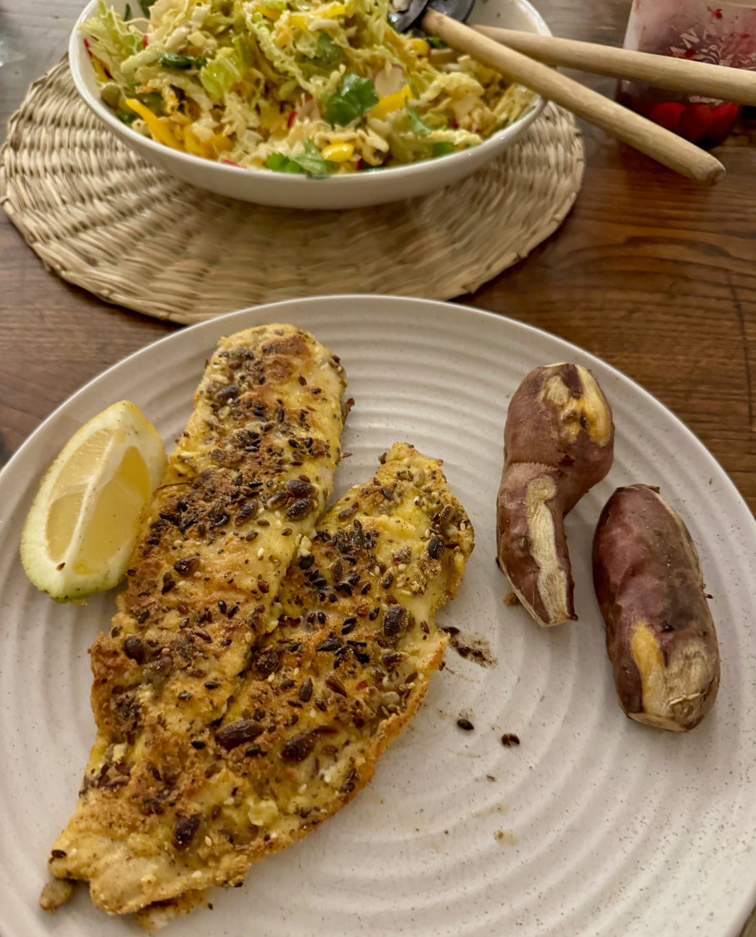 Todd’s Kiki Crusted Fish ✨