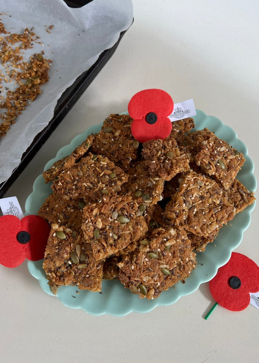 GF Seedy Anzac Biscuits