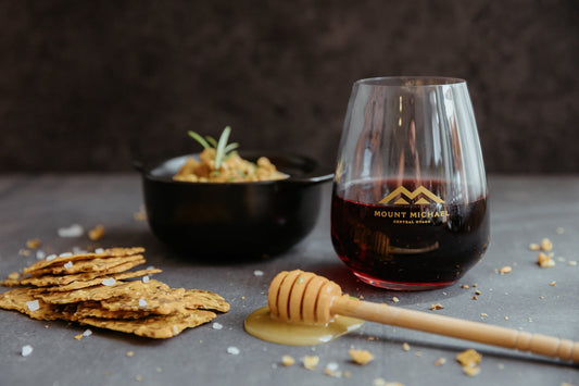 Baked Brie with Honey and Nuts on Kiki Seed Crackers: Gooey, Golden & Irresistible