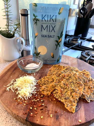 Parmesan & Chilli Flake Kiki Seed Crackers