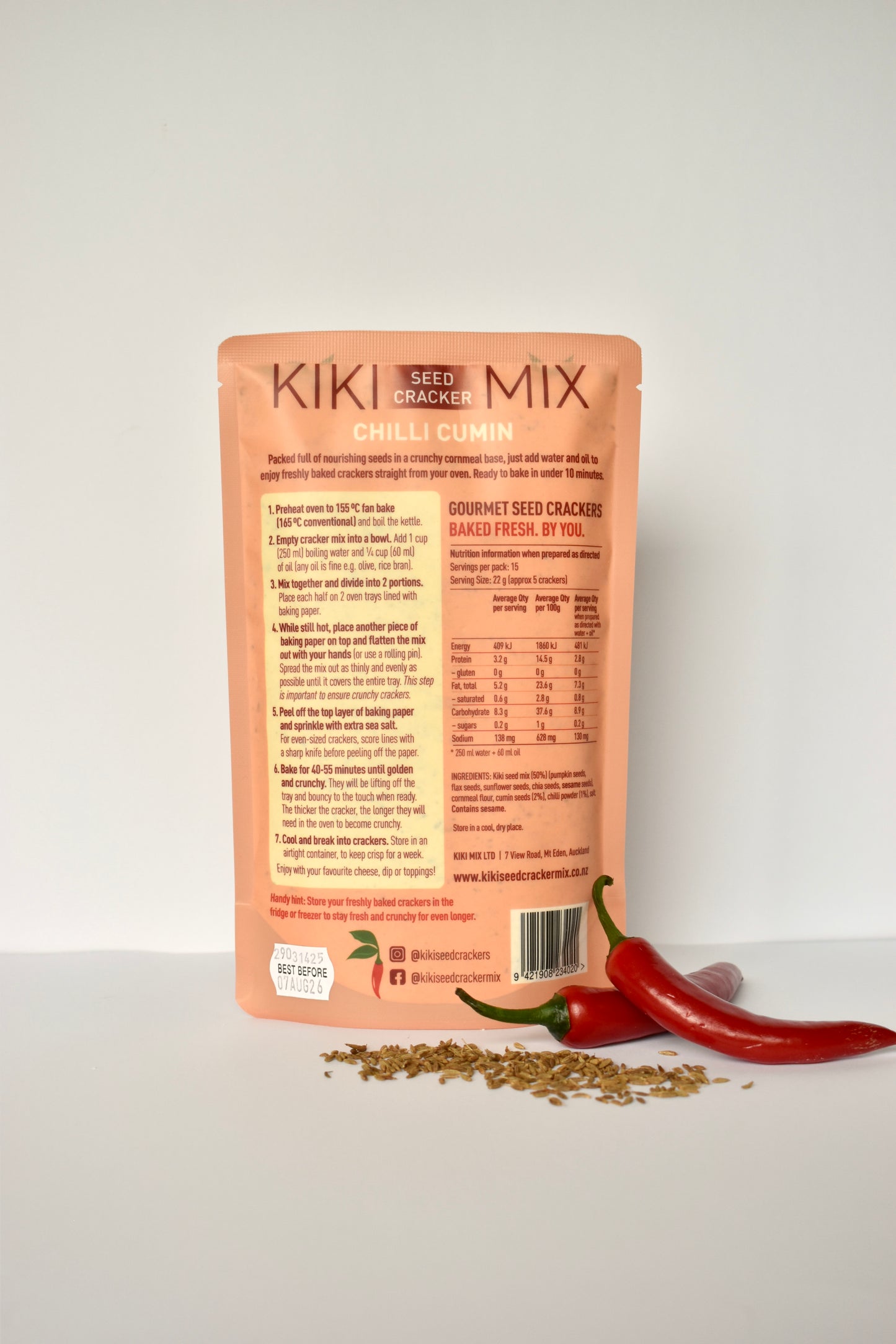 Chilli Cumin Seed Cracker Mix