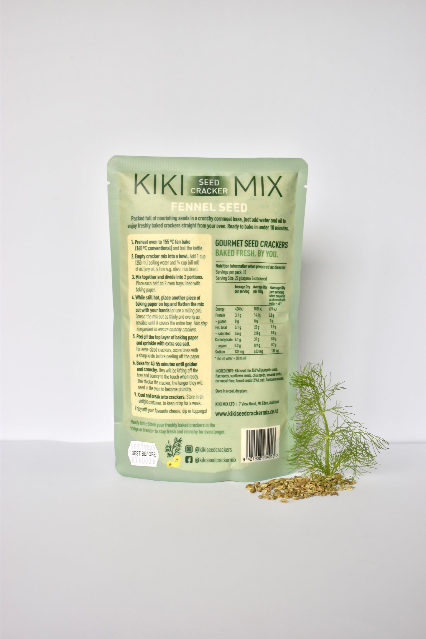 Fennel Seed Cracker Mix