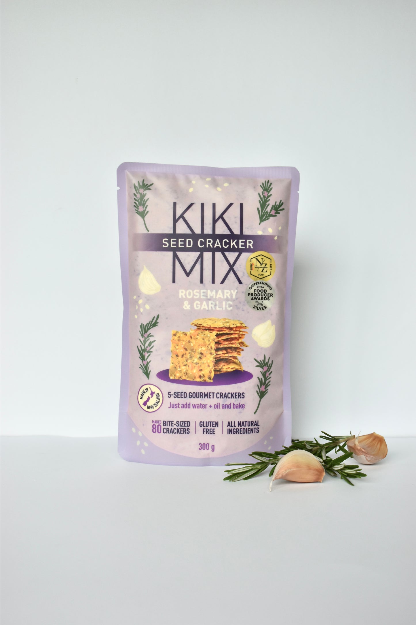 Rosemary & Garlic Seed Cracker Mix