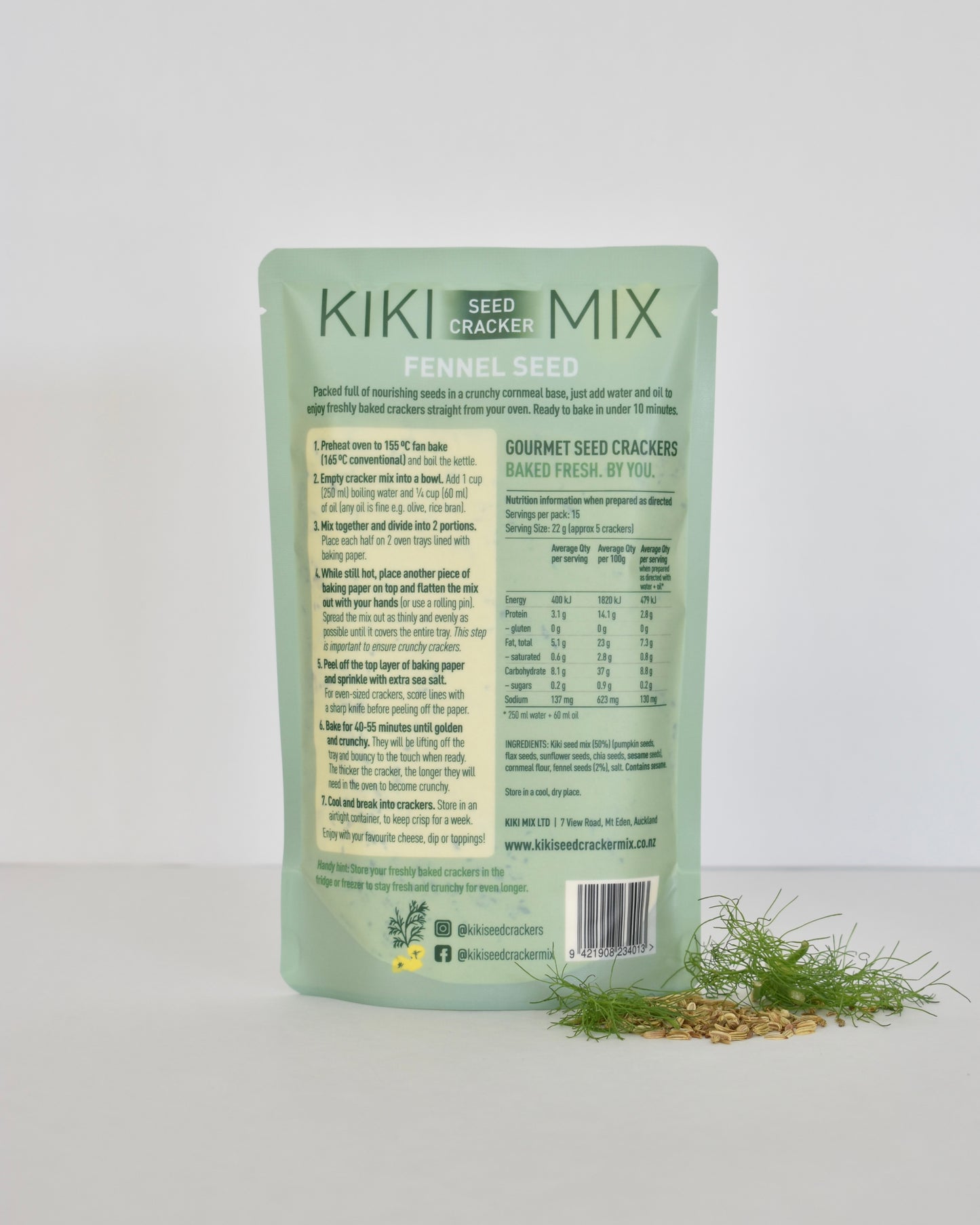 Fennel Seed Cracker Mix