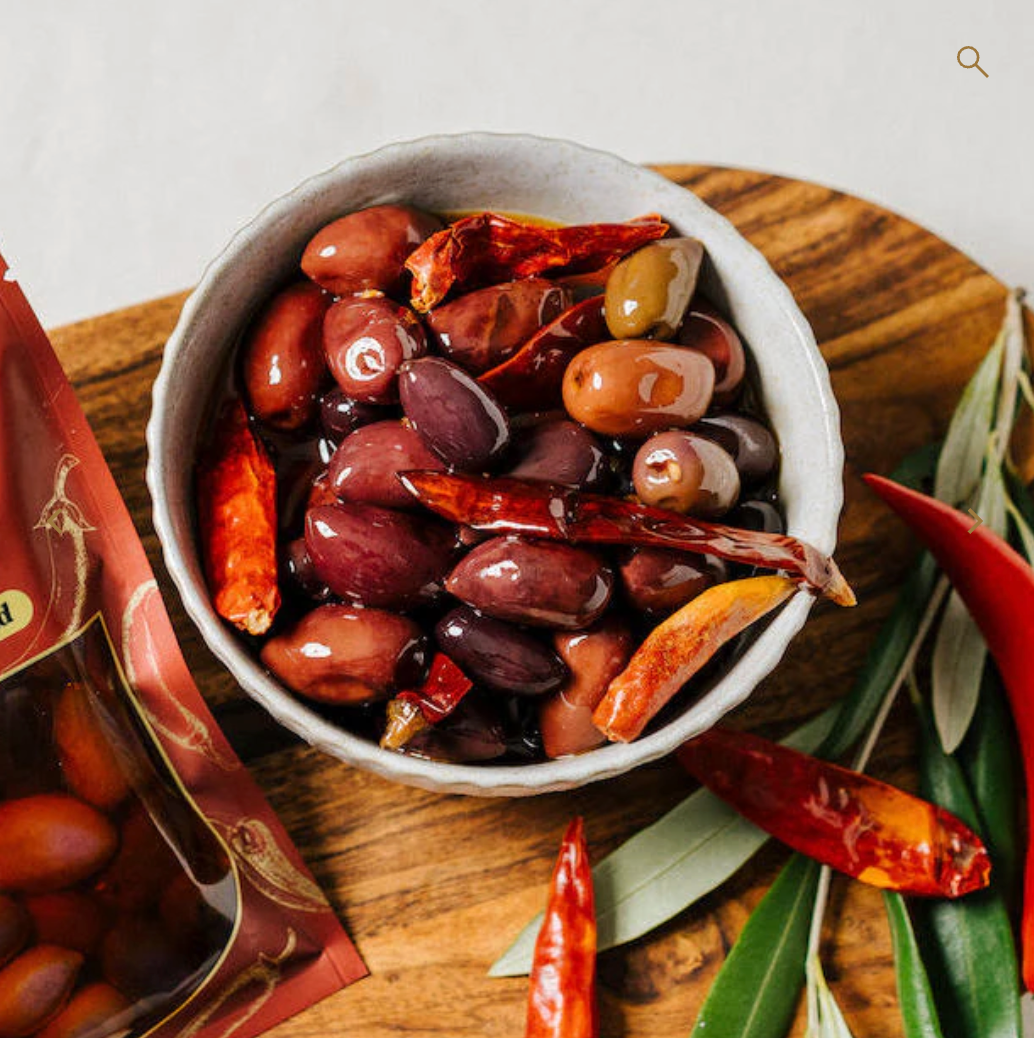 Kiwi Artisan Spicy Sichuan Chilli Olives