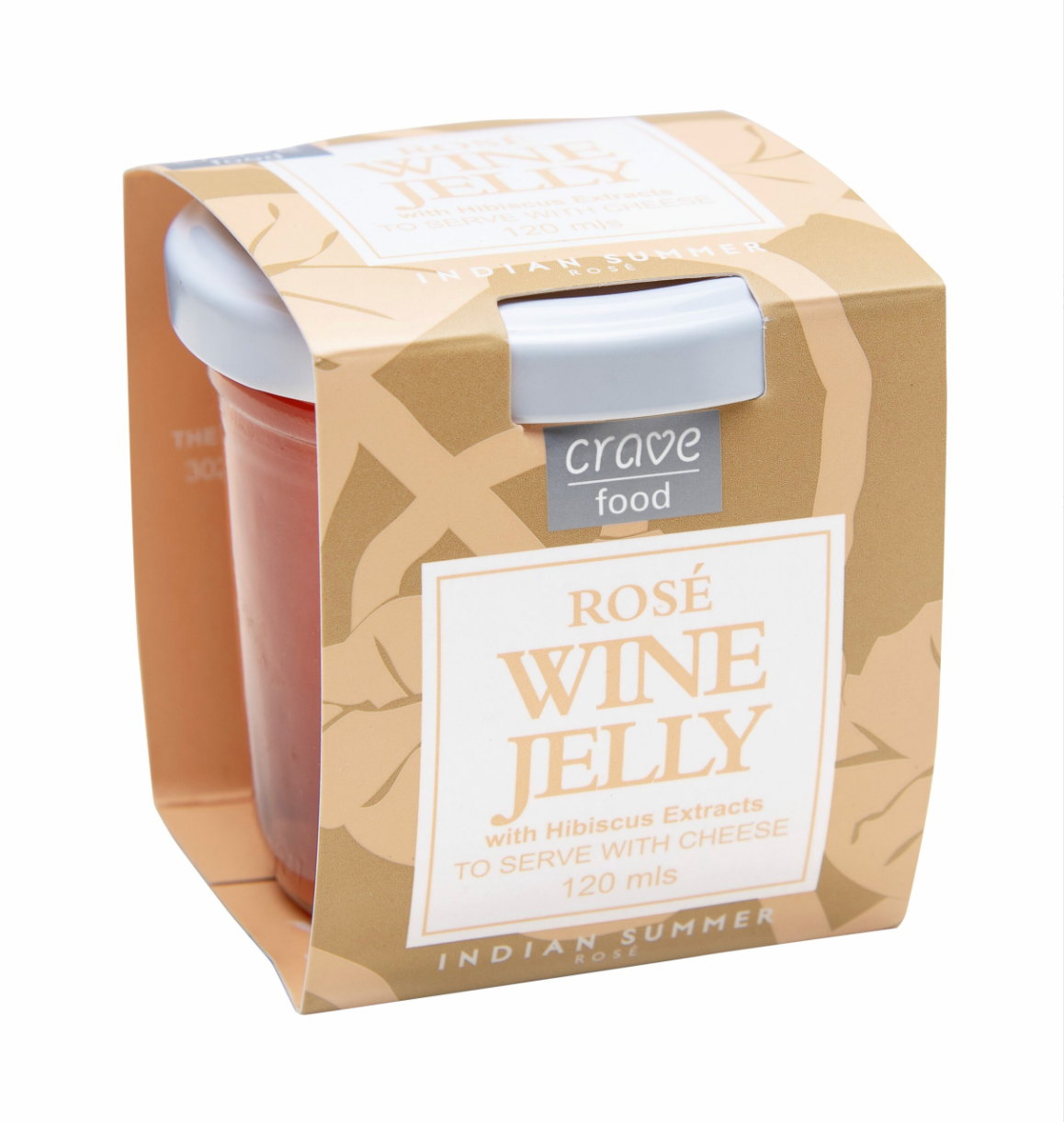 Rose wine jelly on cheese board with Kiki Seed Crackers