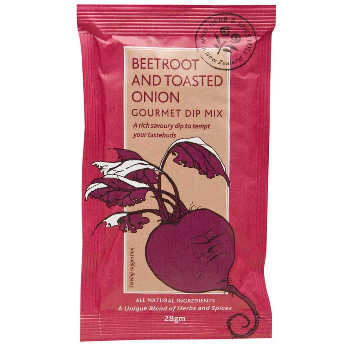 Beetroot & Toasted Onion Gourmet Dip Mix