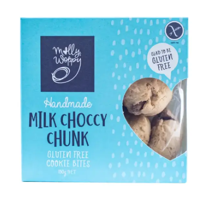 Molly Woppy Gluten-Free Milk Choccy Chunk Cookie Bites
